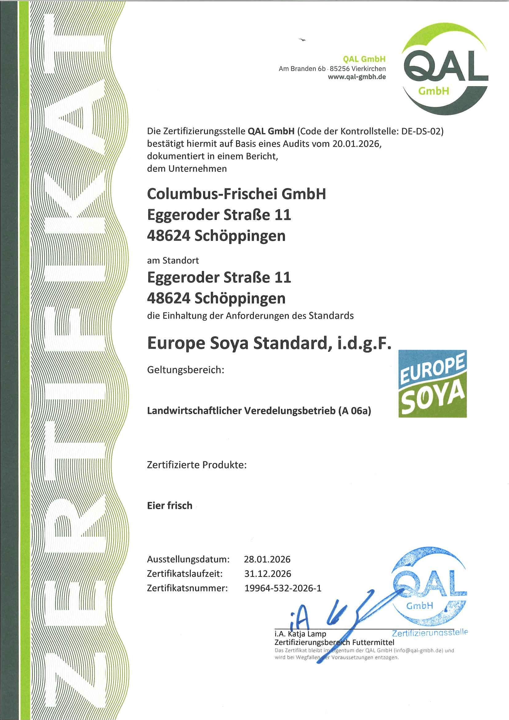 Zertifizierungen