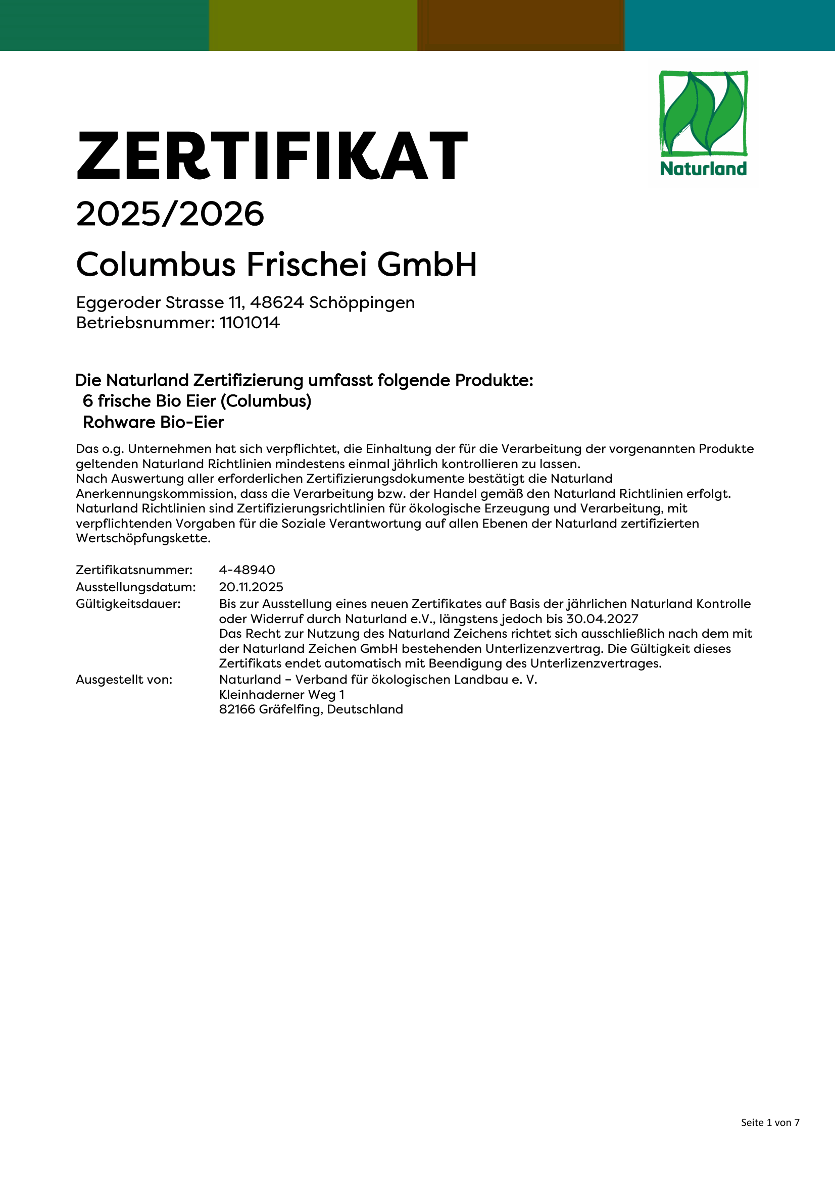 Zertifizierungen